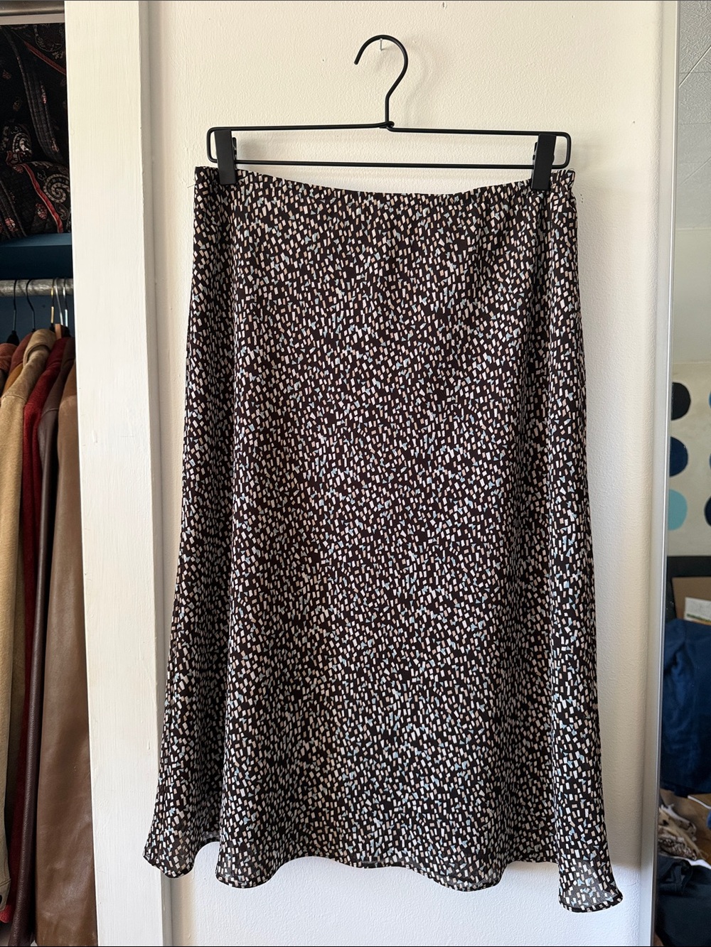 90s/00s Printed A-Line Skirt